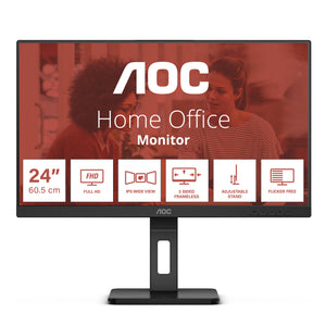 AOC 23.8 IPS FHD 75Hz Height Adjust Monitor-