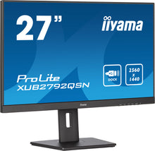 Load image into Gallery viewer, IIYAMA ProLite 68.6 cm (27&#39;) 2560 x 1440 pixels Wide Quad HD LED Black