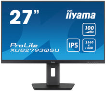 Load image into Gallery viewer, IIYAMA ProLite 27 inch - Quad HD IPS LED - 2560x1440 MONITOR