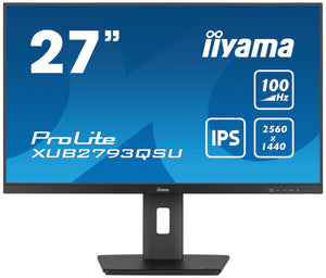 IIYAMA ProLite 27 inch - Quad HD IPS LED - 2560x1440 MONITOR