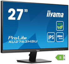 Load image into Gallery viewer, IIYAMA ProLite XU2763HSU-B1 - LED monitor - 27&quot;&quot; - 1920 x 1080 Full HD (1080p) @ 100 Hz