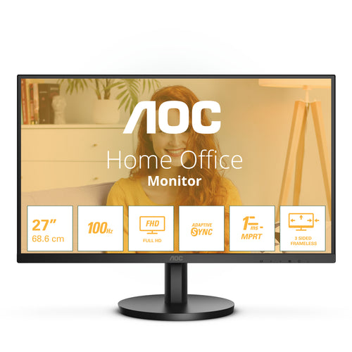 AOC 27 INCH VA FHD VGA HDMI MM Monitor -