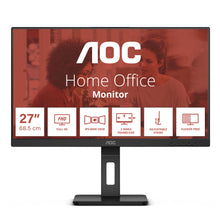 Load image into Gallery viewer, AOC 27 IPS FHD 75Hz Height Adjust Monitor