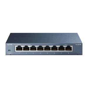 TP-LINK TL-SG108 8 Ports Ethernet Switch - 2 Layer Supported - Desktop