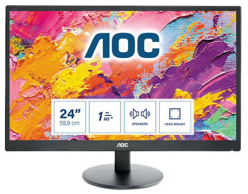 AOC E2470SWH - LED monitor - Full HD (1080p) - 23.6