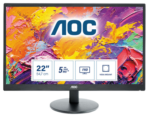 AOC e2270swhn - LED monitor - Full HD (1080p) - 21.5
