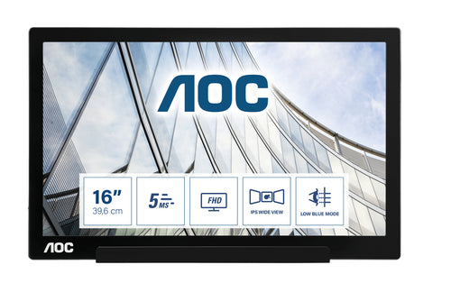 AOC I1601FWUX - LED monitor - Full HD (1080p) - 16