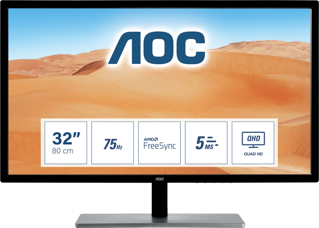 AOC Q3279VWFD8 - LED monitor - QHD - 32