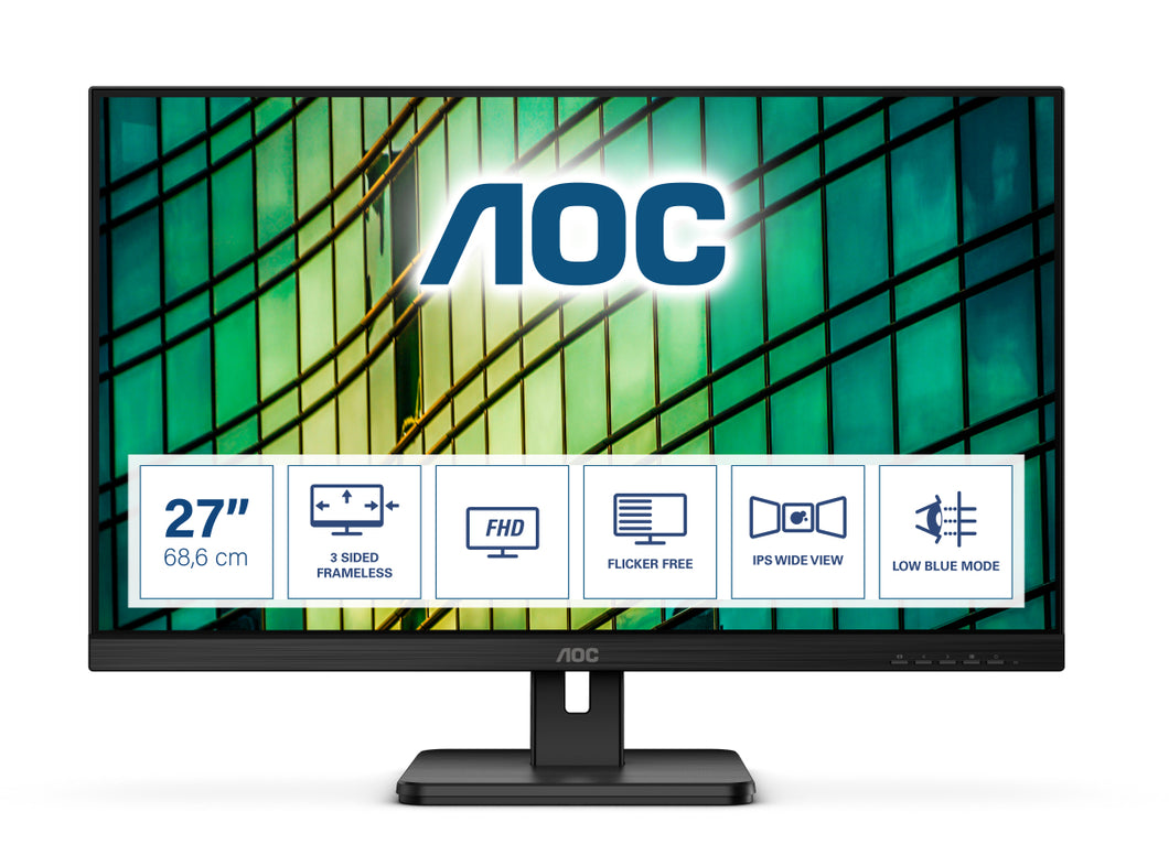 AOC 27E2QAE - LED monitor - Full HD (1080p) - 27