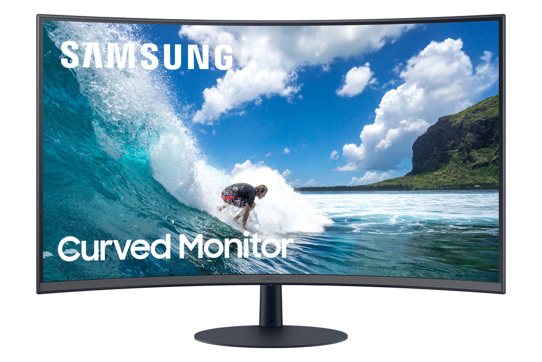 SAMSUNG C24T550FDU - T55 Series - LED monitor - curved - Full HD (1080p) - 24