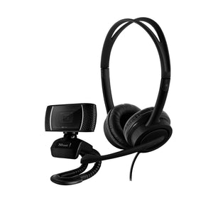 TRUST WEB CAM AND HEADSET OFFICE SET