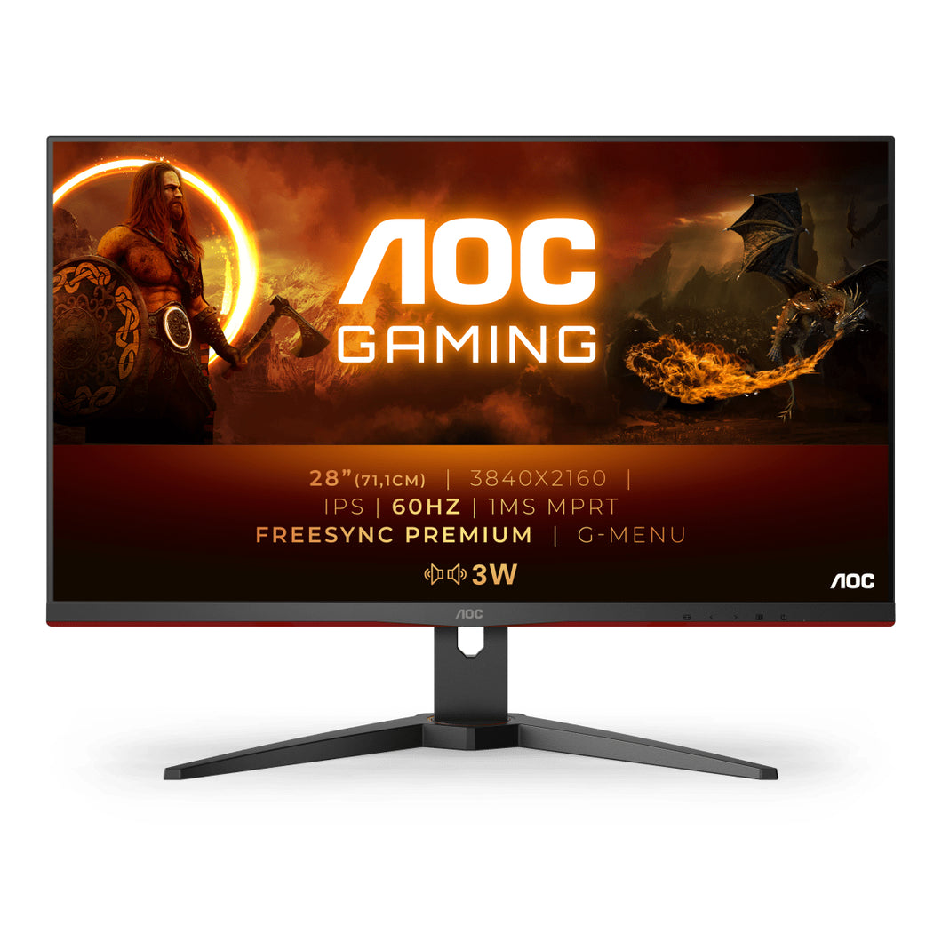 AOC Gaming U28G2AE/BK - LED monitor - 4K - 28