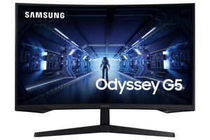 SAMSUNG Odyssey G5 C27G55TQWR - G55T Series - LED monitor - curved - 27