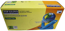 Load image into Gallery viewer, Disposable Gloves -Blue Nitrile- Large